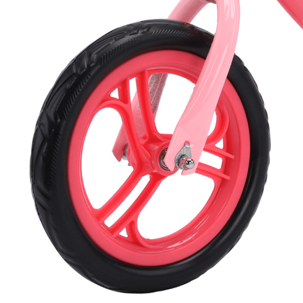 Bicicletă fără pedale Lorelli FORTUNA 12" Pink Black Metal / Pentru copii photo 3