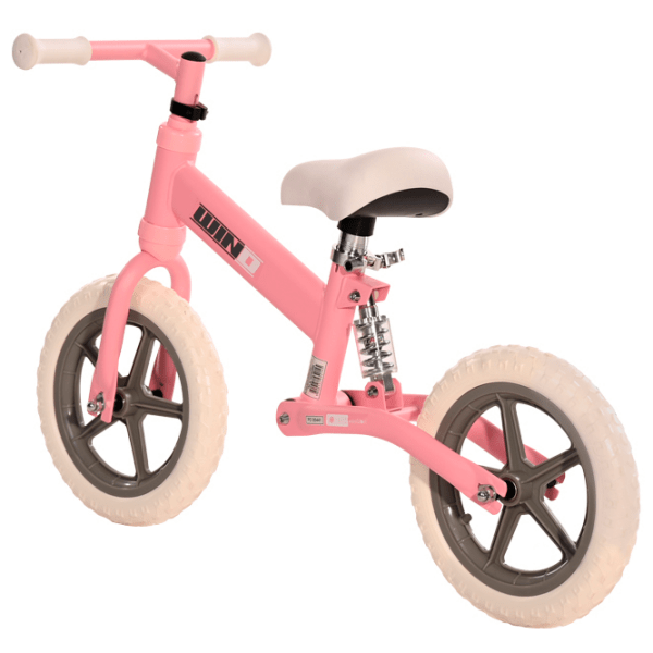Bicicletă Lorelli Wind 12" Pink Beige Metal / Pentru copii photo 3
