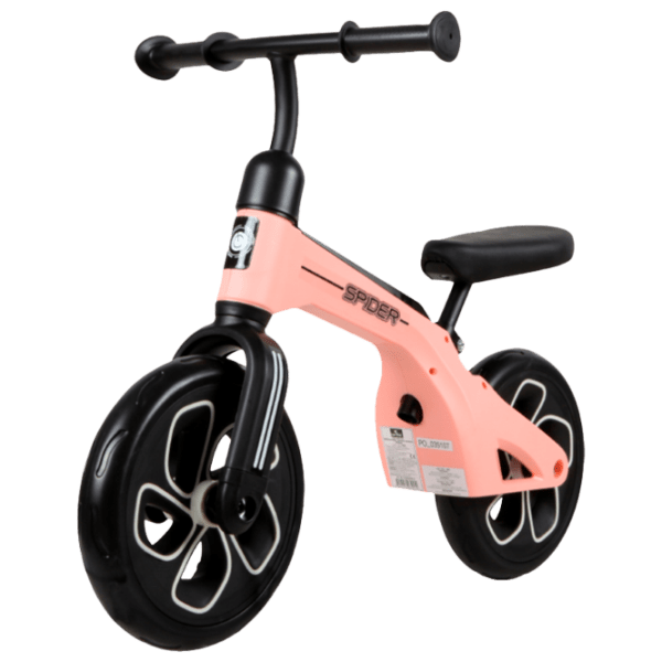 Bicicletă fără pedale Lorelli Spider 10" Pink Black Metal / Pentru copii photo 1