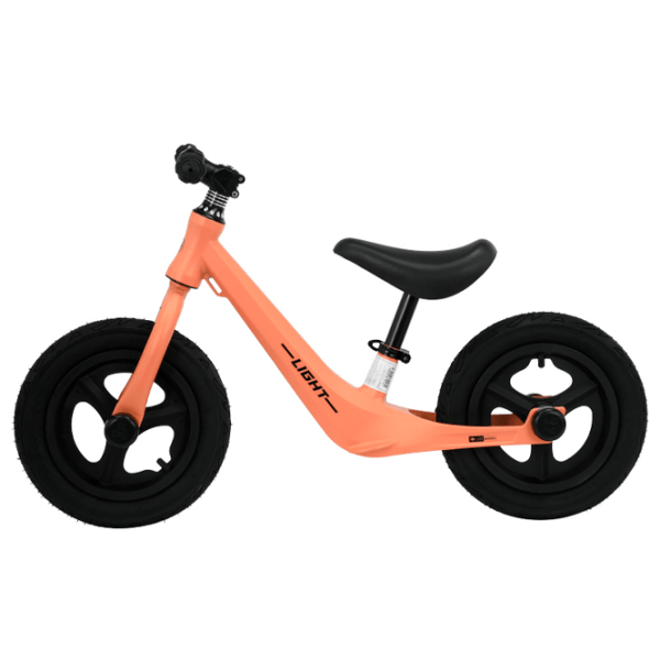 Bicicletă Lorelli Light Air 12" Peach Black Metal / Pentru copii photo 2