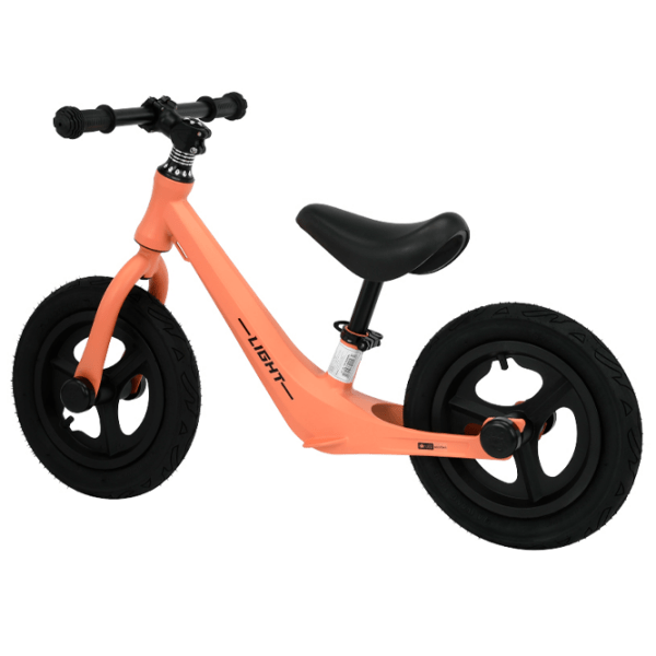 Bicicletă Lorelli Light Air 12" Peach Black Metal / Pentru copii photo 3