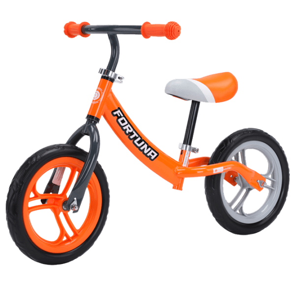 Bicicletă fără pedale Lorelli FORTUNA 12" Gray Orange Metal / Pentru copii photo 1