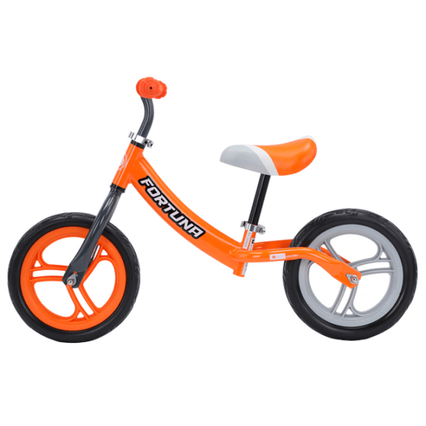 Bicicletă fără pedale Lorelli FORTUNA 12" Gray Orange Metal / Pentru copii photo 2