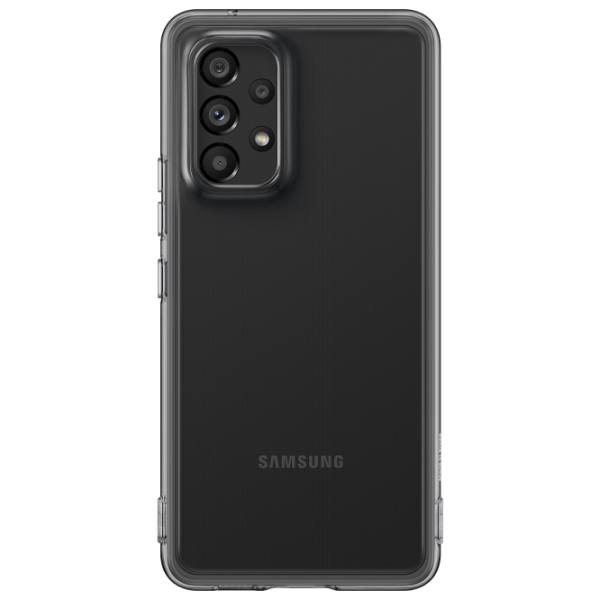 Husă pentru smartphone Samsung Galaxy A53 5G (EF-QA536TBEGWW) Transparent Black Samsung, TPU, Back photo 1