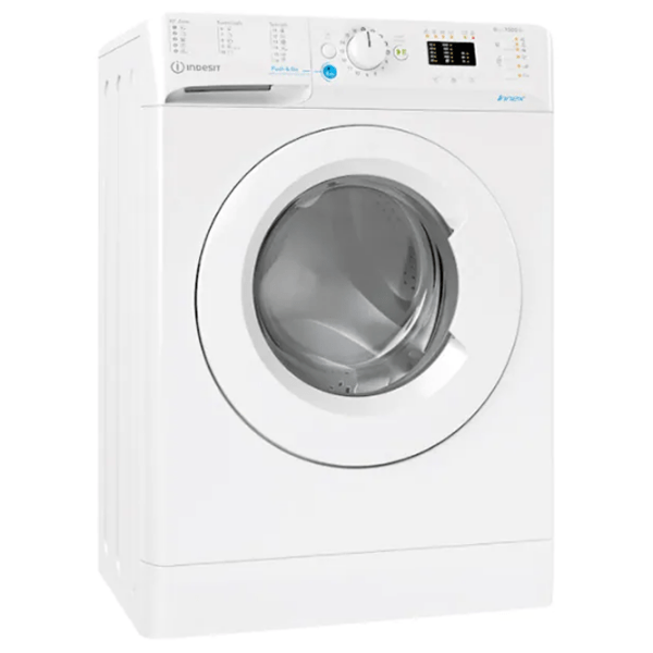 Mașină de spălat Indesit BWSA 61051 W EU N White 6 kg, 1000 rpm, F photo 2