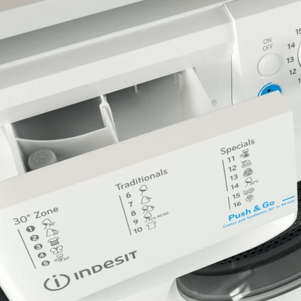 Mașină de spălat Indesit BWSA 61051 W EU N White 6 kg, 1000 rpm, F photo 6