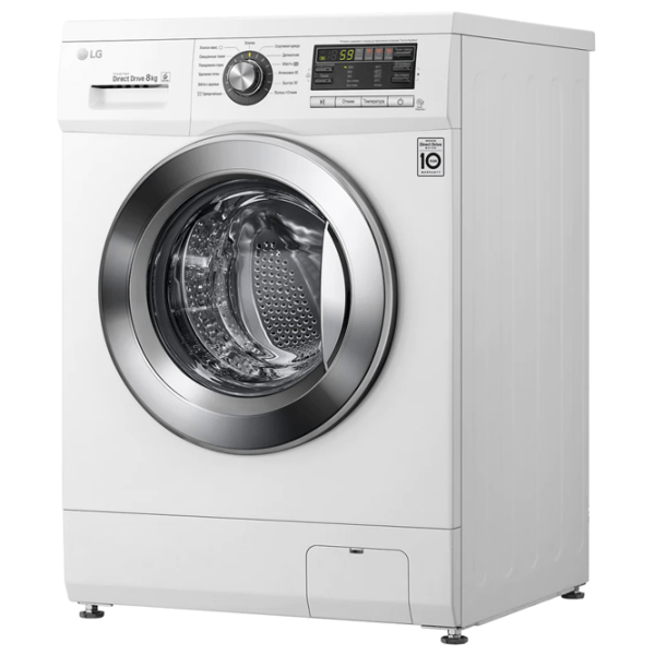 Mașină de spălat LG F1096TD3 White 8 kg, 1000 rpm, A (old) photo 3