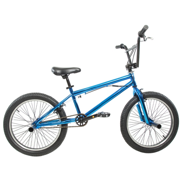 Bicicletă Crosser BMX 20" Blue Silver Aluminiu / Pentru copii photo 2
