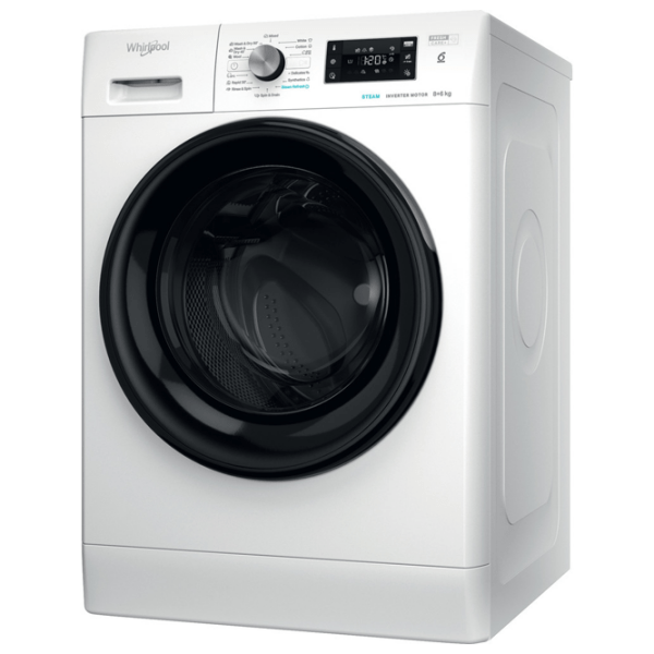Mașină de spălat cu uscător Whirlpool FFWDB 864349 BV EE White 8 kg, 1400 rpm, D photo 2
