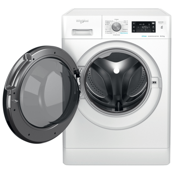 Mașină de spălat cu uscător Whirlpool FFWDB 864349 BV EE White 8 kg, 1400 rpm, D photo 4
