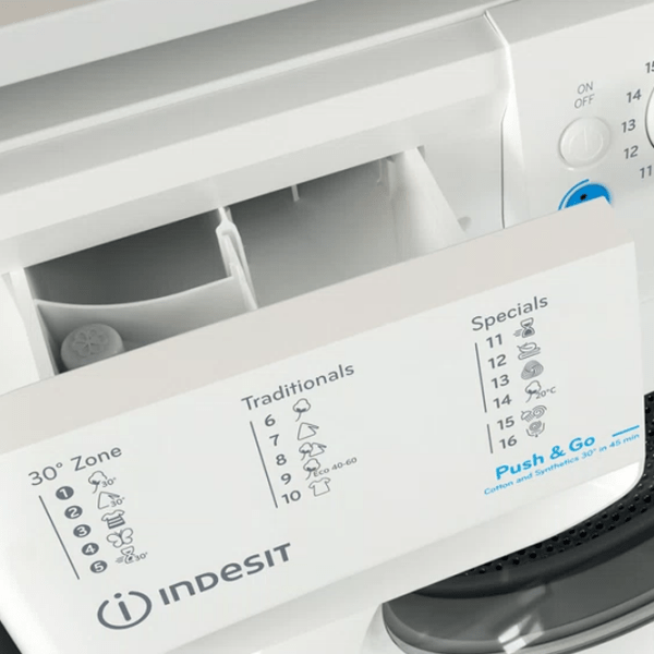 Mașină de spălat Indesit BWSA 61251 W EU White 6 kg, 1200 rpm, F photo 7