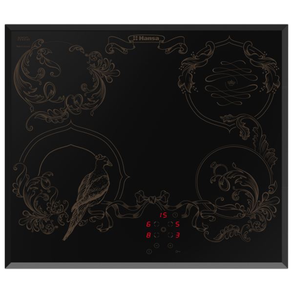 Plită încorporabilă electrică Hansa BHC66500 Black Vitroceramică, 6300 W, Hi-light photo 1