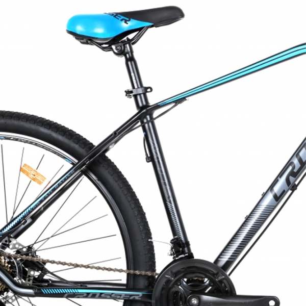 Bicicletă Crosser T02 29" 19" Black Blue Aluminiu / Pentru adulți photo 3