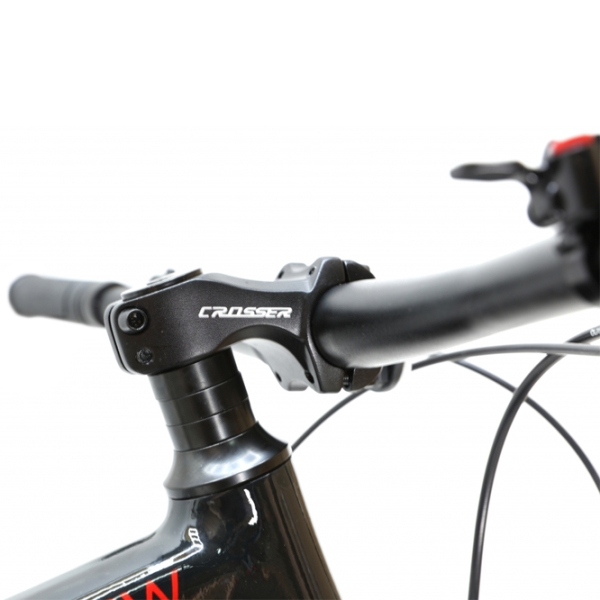 Bicicletă Crosser Shadow Original 29" 19" Black Red Aluminiu / Pentru adulți photo 2