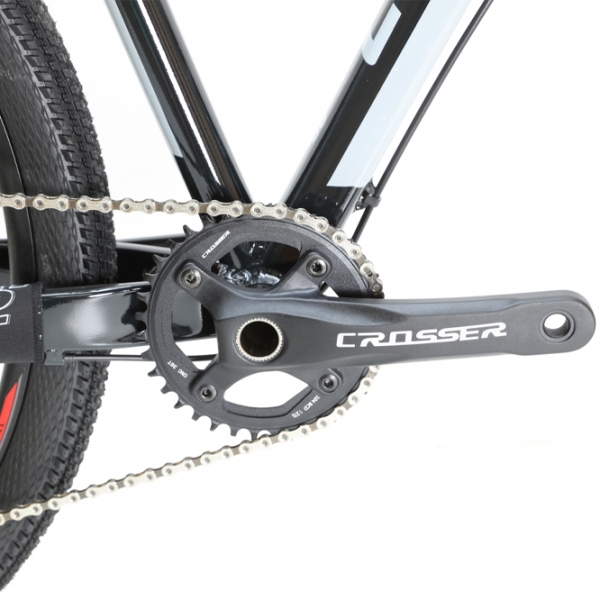 Bicicletă Crosser Shadow Original 29" 19" Black Red Aluminiu / Pentru adulți photo 4