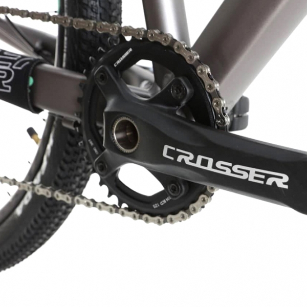 Bicicletă Crosser Solo 29" 21" Gray Blue Aluminiu / Pentru adulți photo 3