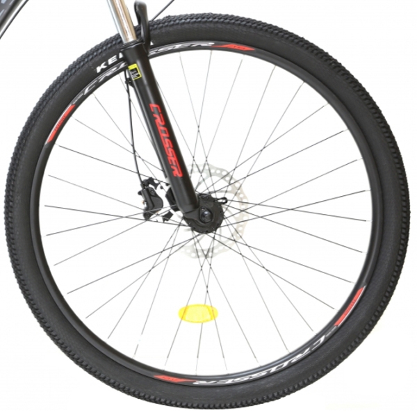 Bicicletă Crosser Lava 29" 18" Black Red Aluminiu / Pentru adulți photo 2