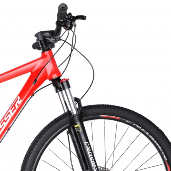 Bicicletă Crosser MT-041 29" 19" Red Black Aluminiu / Pentru adulți photo 4
