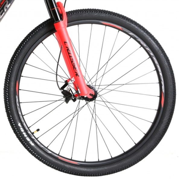 Bicicletă Crosser Solo 29" 21" Gray Orange Aluminiu / Pentru adulți photo 4