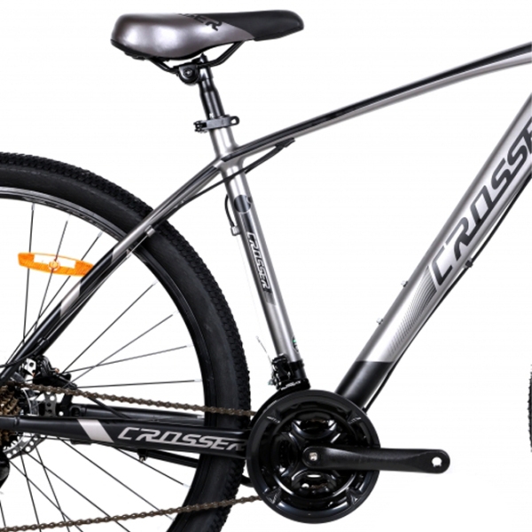 Bicicletă Crosser QUICK 29" 19" Gray Black Aluminiu / Pentru adulți photo 4