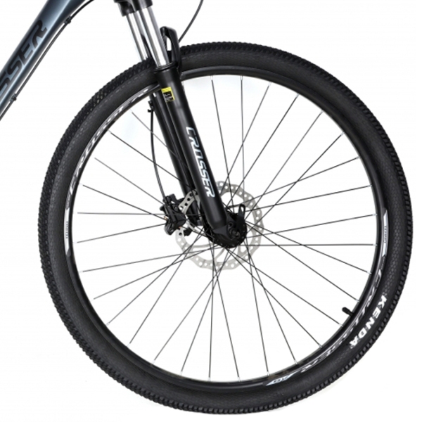 Bicicletă Crosser MT-041 29" 19" Gray Black Aluminiu / Pentru adulți photo 3