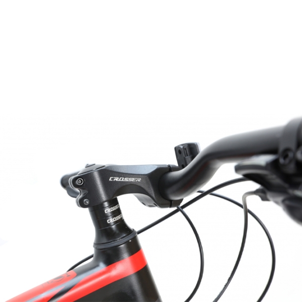 Bicicletă Crosser Leon 29" 19" Black Red Aluminiu / Pentru adulți photo 1