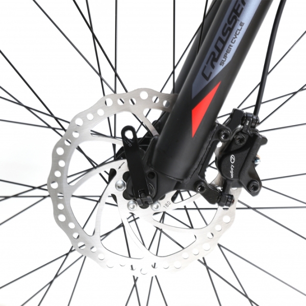 Bicicletă Crosser Leon 29" 19" Black Red Aluminiu / Pentru adulți photo 5