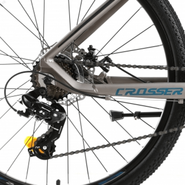 Bicicletă Crosser Solo 29" 19" Gray Blue Aluminiu / Pentru adulți photo 1
