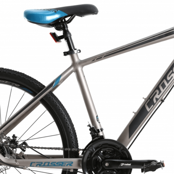 Bicicletă Crosser Solo 29" 19" Gray Blue Aluminiu / Pentru adulți photo 2