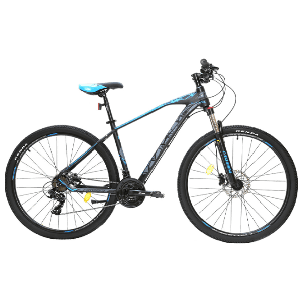 Bicicletă Crosser Lava 29" 18" Black Blue Aluminiu / Pentru adulți photo 1