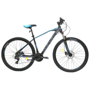 Bicicletă Crosser Lava 29" 18" Black Blue Aluminiu / Pentru adulți