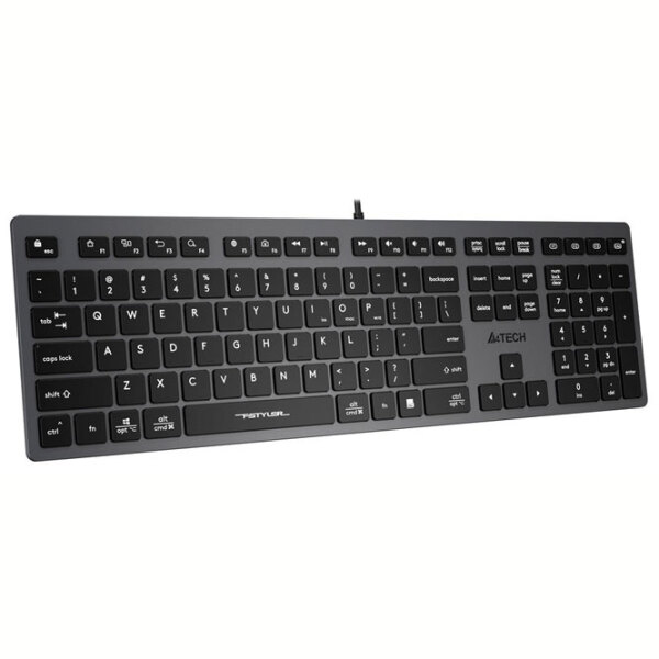 Клавиатура A4Tech FX50 Серый Для дома и офиса, Проводная photo 2