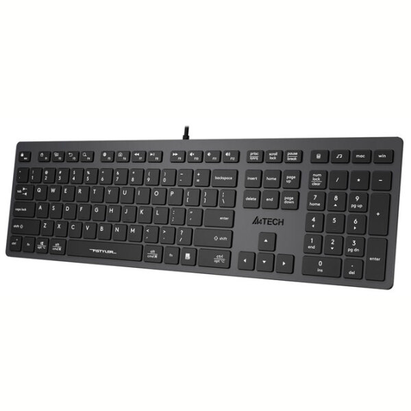 Клавиатура A4Tech FX50 Серый Для дома и офиса, Проводная photo 3