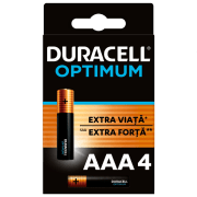 Baterie Duracell Optimum K4 AAA (4 buc.) 