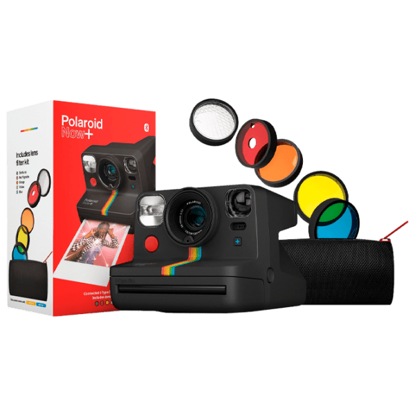 Cameră Foto Instant Polaroid Now Black + Instant Film 750 mAh, 550 mm photo 1