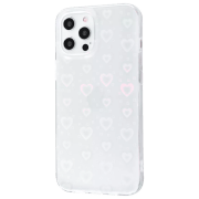 Чехол для смартфона Apple iPhone 13 Pro (Art Holographic Heart) Прозрачный WAVE, TPU, Back