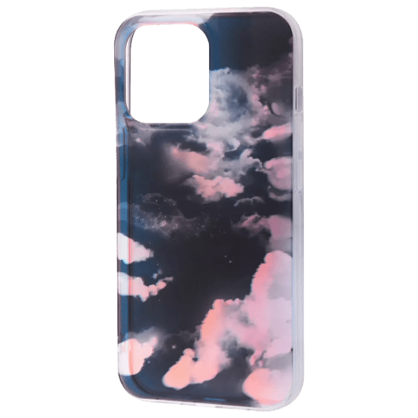 Husă pentru smartphone Apple iPhone 13 Pro (Sky) Pink Black WAVE, TPU, Back photo 1
