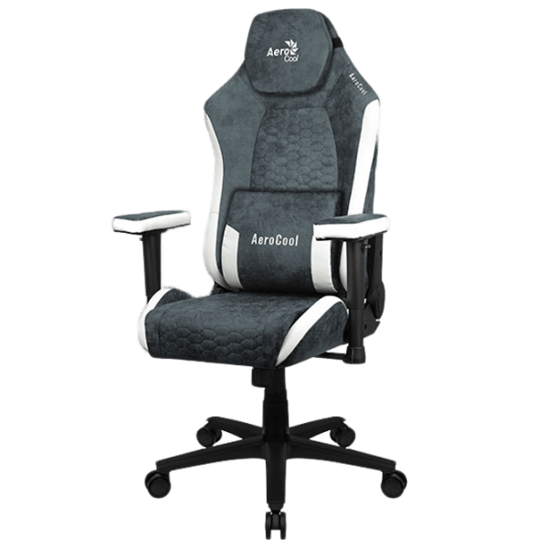 Scaun Gaming AeroCool Crown AeroSuede 4711099471225 Blue Steel  photo 6