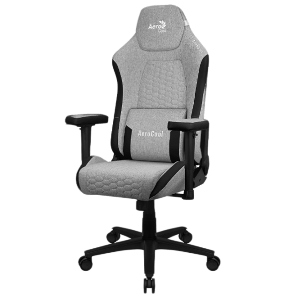 Scaun Gaming AeroCool Crown AeroWeave 4711099471249 Grey Ash  photo 5