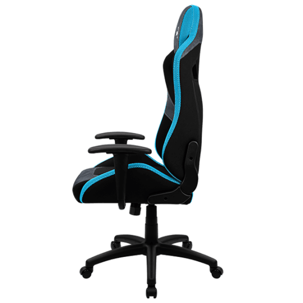 Scaun Gaming AeroCool COUNT 4710562751260 Blue Steel  photo 5