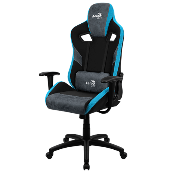 Scaun Gaming AeroCool COUNT 4710562751260 Blue Steel  photo 6