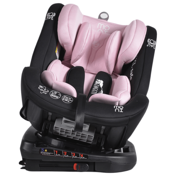 Scaun auto Moni Serengeti (00-00454294) Pink 0 luni - 12 ani, 36 kg photo 4