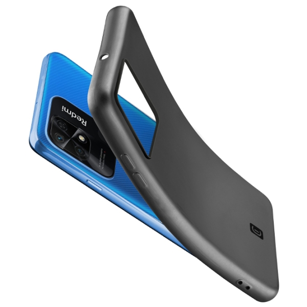 Husă pentru smartphone Xiaomi Redmi 10C (Mood Case) Black Cellularline, Soft, Back photo 2