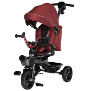 Triciclu Lionelo Kori Burgundy Metal/ Pentru copii