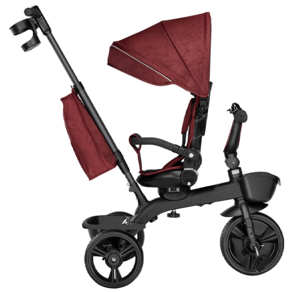 Triciclu Lionelo Kori Burgundy Metal/ Pentru copii photo 3