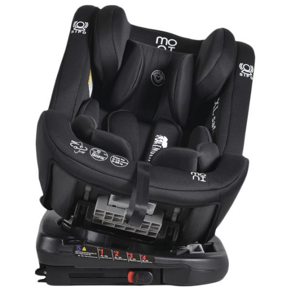 Scaun auto Moni Serengeti (00-00454296) Black 0 luni - 12 ani, 36 kg photo 4