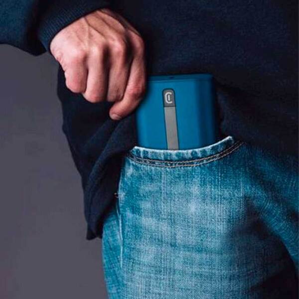 Power Bank 10000 mAh Cellularline Thunder (20 W) Blue  photo 5