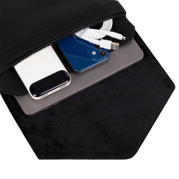 Чехол для ноутбука RivaCase Canvas Sleeve Apple MacBook Pro 14" Черный  photo 8