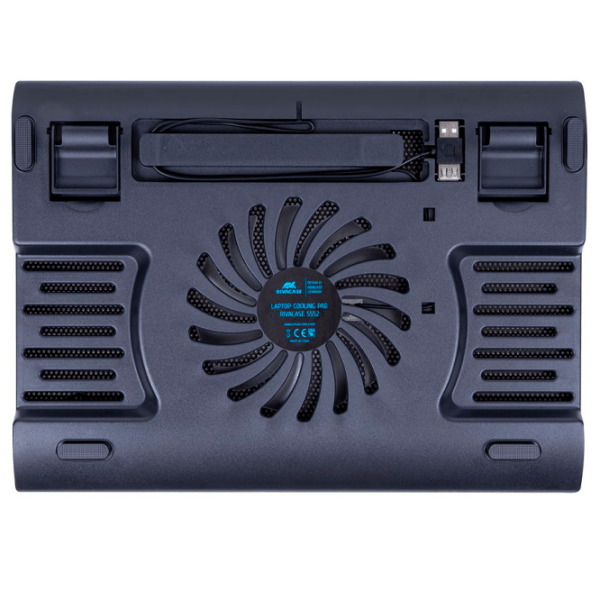 Cooling pad RivaCase 5552 Black Dimensiune ecran - 15.6"/ Material carcasă - Metal photo 3