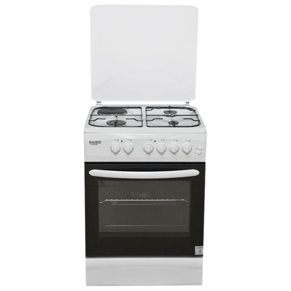 Aragaz Bauer TE 6631 WIS White Tipul plitei: Combinată, 70 l, Tipul cuptorului: Electric photo 1